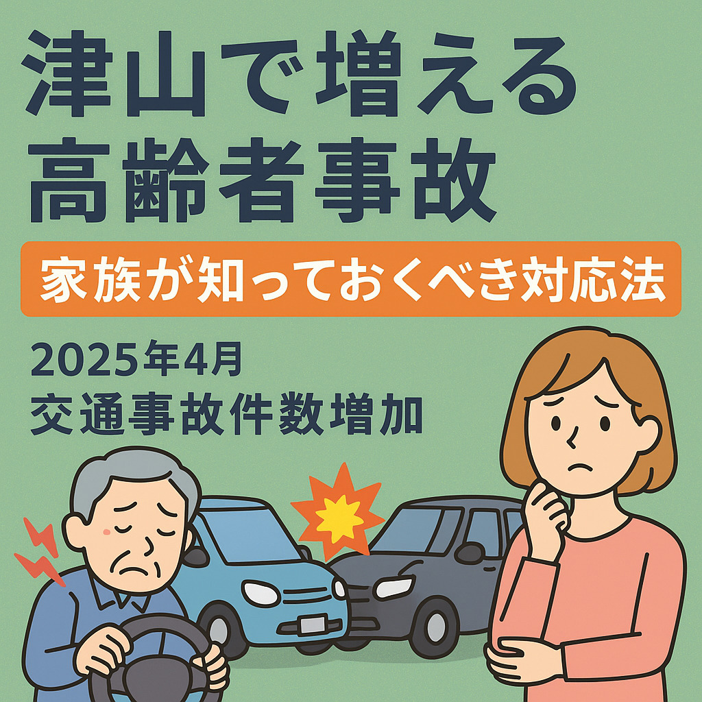 津山で増える高齢者事故とケガ対応法